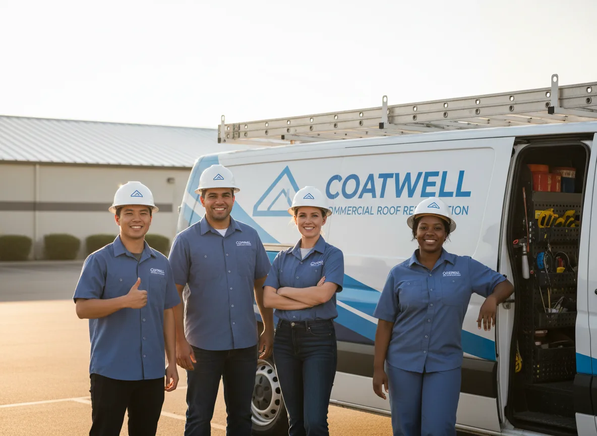 Commercial roof coating company in Saybrook, IL